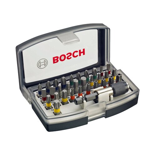 Bosch 32-delni set bitova sa brzo izmenljivim držačem 2607017319 Slike